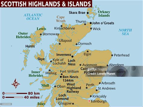 Map Of Scottish Highlands And Islands High-Res Vector Graphic - Getty Images