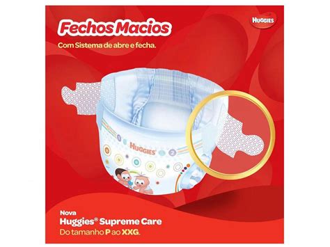 Kit Fraldas Huggies Supreme Care Tam M A Kg Pacotes