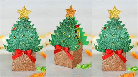 Fabuloso árbol de Navidad con tus propias manos hecho para guardar