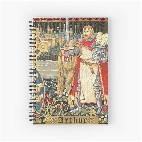 King Arthur Tapestry Excalibur Merlin Camelot Holy Grail Quest