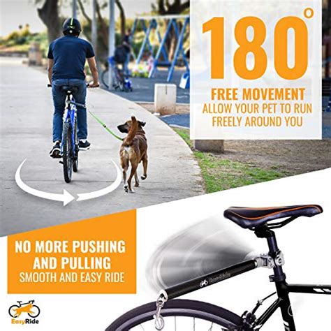 Malabi V20 180° Rotating Dog Bike Leash With Shock Absorbers And