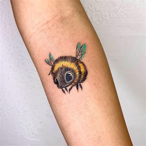 Realistic Bee Tattoo