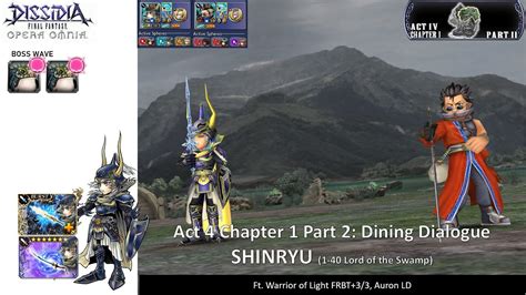 Dffoo Gl Act Chapter Pt Shinryu Wol Auron Duo Youtube