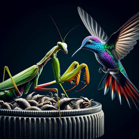 Praying Mantis vs Hummingbird: A Deadly Encounter? - Yummingbird