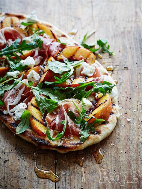 Peach And Prosciutto Flatbread Recipe From Ben Ford