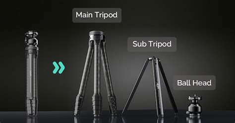 The Heipi Travel Tripod Is Actually Two Compact Tripods In One Petapixel