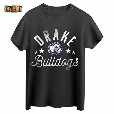 Drake University Bulldogs Logo T Shirt