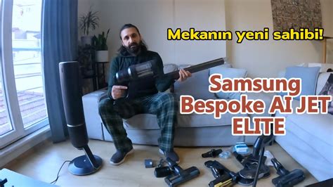 Samsung BeSpoke AI JET ELITE şarjlı dikey süpürge inceleme ve kutu