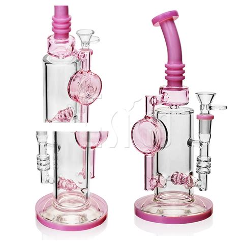 Esigo Wholesale Classical Slime Color Oil Rig Hookah Glass Water Pipe