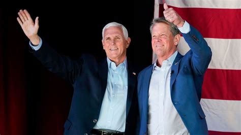 Pence Says A Vote For Kemp Will Send ‘deafening Message That Gop Is