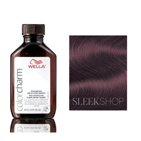 3rv 367 Black Cherry Wella Color Charm Liquid Permanent Hair Color 100 Gray Coverage