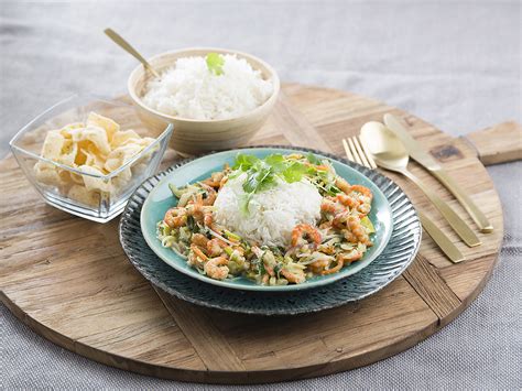 Thaise Curry Met Garnalen