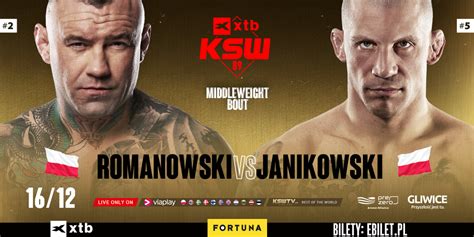 Romanowski Vs Janikowski Wzbogaca Kart Xtb Ksw Inthecage Pl