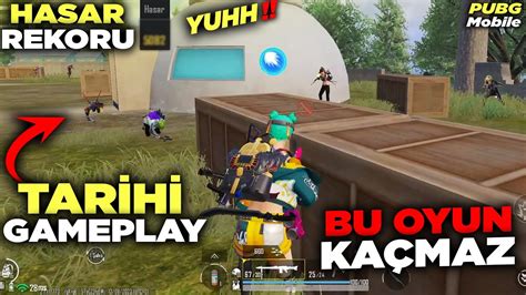 BU MAÇ BAMBAŞKA KİLL VE HASAR REKORU ONE MAN SQUAD PUBG MOBİLE