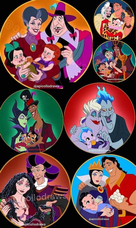 The Disney Characters Are Depicted In This Cartoon