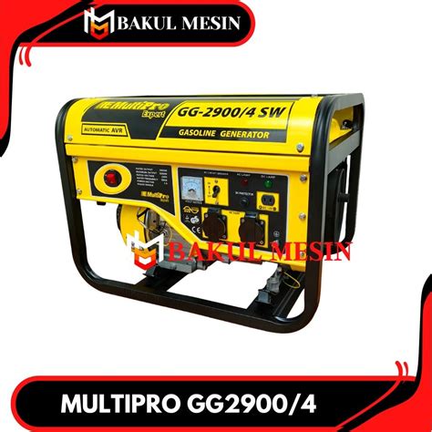 Jual Multipro Gg Mesin Genset Bensin Watt Gg Generator Set