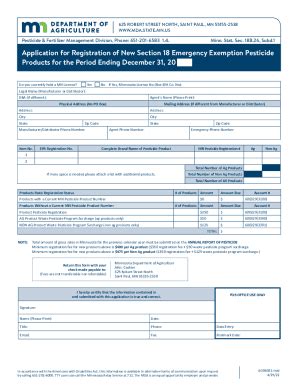 Fillable Online Application For Registration Of New Section 18