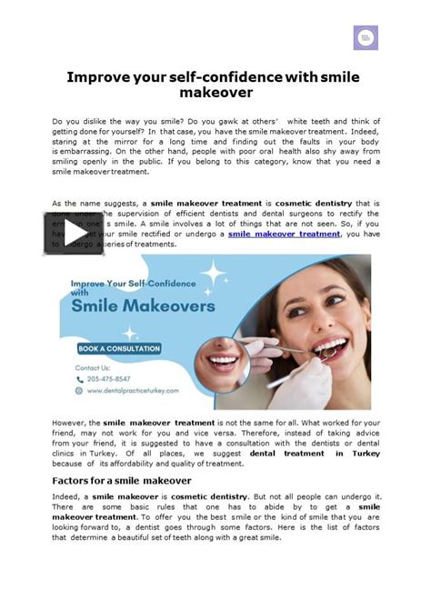 Ppt Improve Your Self Confidence With Smile Makeover Powerpoint Presentation Free To