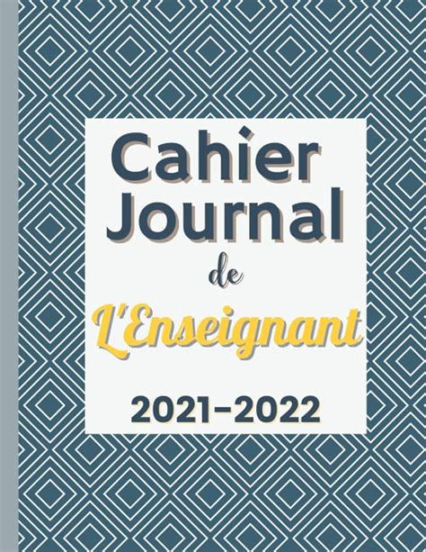 Cahier Journal Enseignant Les Meilleurs Choix Off