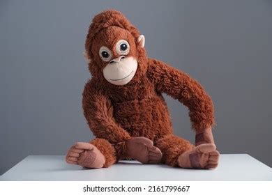 Soft Toy Plush Monkey Brown Stock Photo 2161799667 | Shutterstock