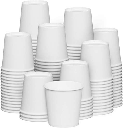 Comfy Package Oz White Paper Cups Disposable Coffee Cups Espresso