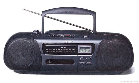 Sony CFD-10 Portable CD Radio Cassette Recorder Manual | HiFi Engine