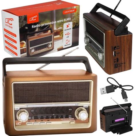 RADIO PRZENOŚNE RETRO KUCHENNE AKUMULATOR PRZENOŚNE BT BLUETOOTH USB FM