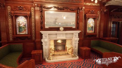 Rms Titanic Olympic 1st Class Smoking Room Tile Full Size Replica Etsy