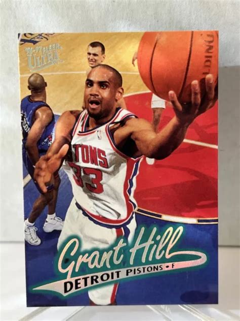 Carte De Basketball Pistons De Detroit Grant Hill Fleer Ultra