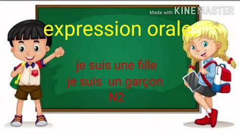 Expression Orale Je Suis Une Fille Je Suis Un Garçon N2 Gs Youtube