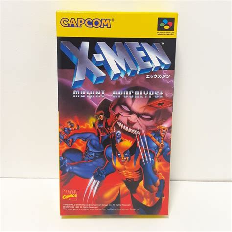 X Men Mutant Apocalypse Super Famicom Nintendo Sfc Japan Game Xmen