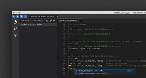 Arduino Pro IDE PlanetArduino