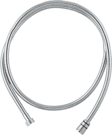 GROHE 28025000 69 Twist Free Metal Hand Shower Hose Starlight Chrome