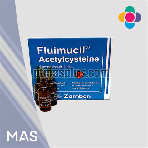 Produk FLUIMUCIL 10 300 MG 5 S AMPU PT MURNI AIK SUKSES