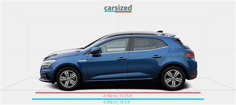 Dimensions Renault Megane 2020 2022 Vs Lexus LBX 2023 Present