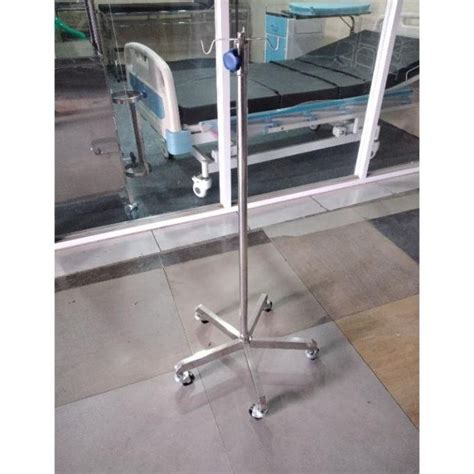 Jual Tiang Infus Kaki Roda Standard Full Stainless Steel Shopee