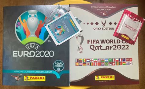 PANINI WORLD CUP QATAR 2022 Oryx Edition EURO 2020 Pearl Edition