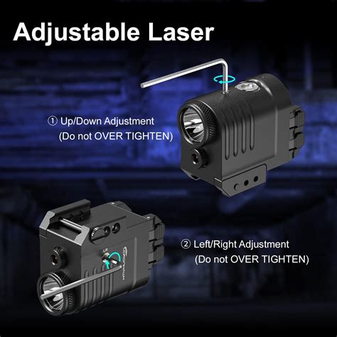 Buy CRONHAWK Pistol Laser Flashlight Combo 650 Lumen Rechargeable