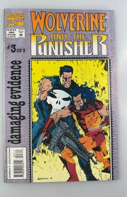 Wolverine And The Punisher Damaging Evidence 3 1993 Comic Books