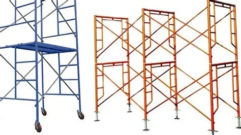 Galvanized Steel Diagonal Cross Brace Frame Scaffolding For Building