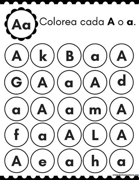 Colorea Las Letras Del Abecedario Lectoescritura Letras Del Abecedario Actividades De