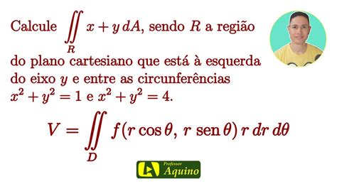 Integral Dupla Coordenadas Polares 1 Exercício de Integral YouTube