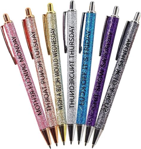 Amazon Jeyiour 12 Pcs Quotes Sparkly Fancy Pen Inspirational