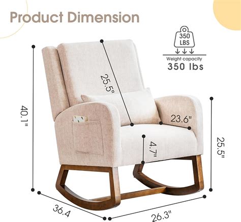 Coco Design Mecedora Para Guarder A Mecedora Tapizada Para Interiores