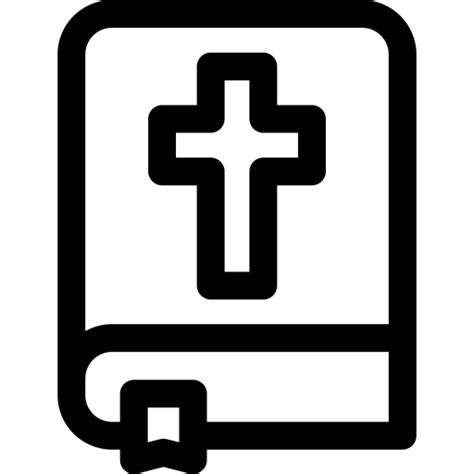 Bible Icon Png Black Holy Bible Icon Outline Style Stock Vector Image