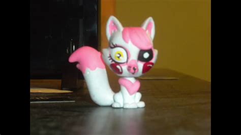 Littlest Pet Shop Repaint Custom Fnaf 2 Mangle Youtube