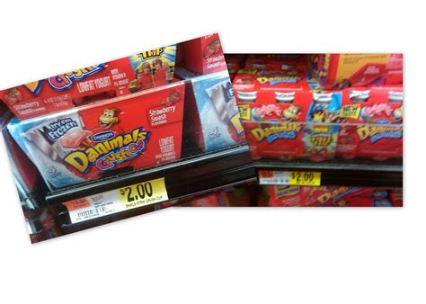 Dannon Danimals for $1.00 at Walmart