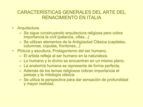 El Arte Del Renacimiento Italiano Ppt