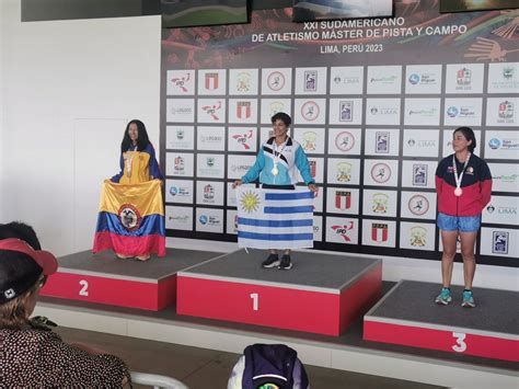 Atletismo Uruguay Obtuvo Medallas En El Sudamericano M Ster De