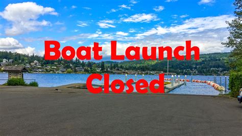 Bellingham Parks And Recreation On Twitter Boat Launch Closed Today The